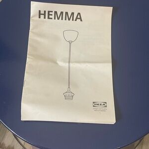 IKEA Hemma Pendant Lamp Kit - Black
